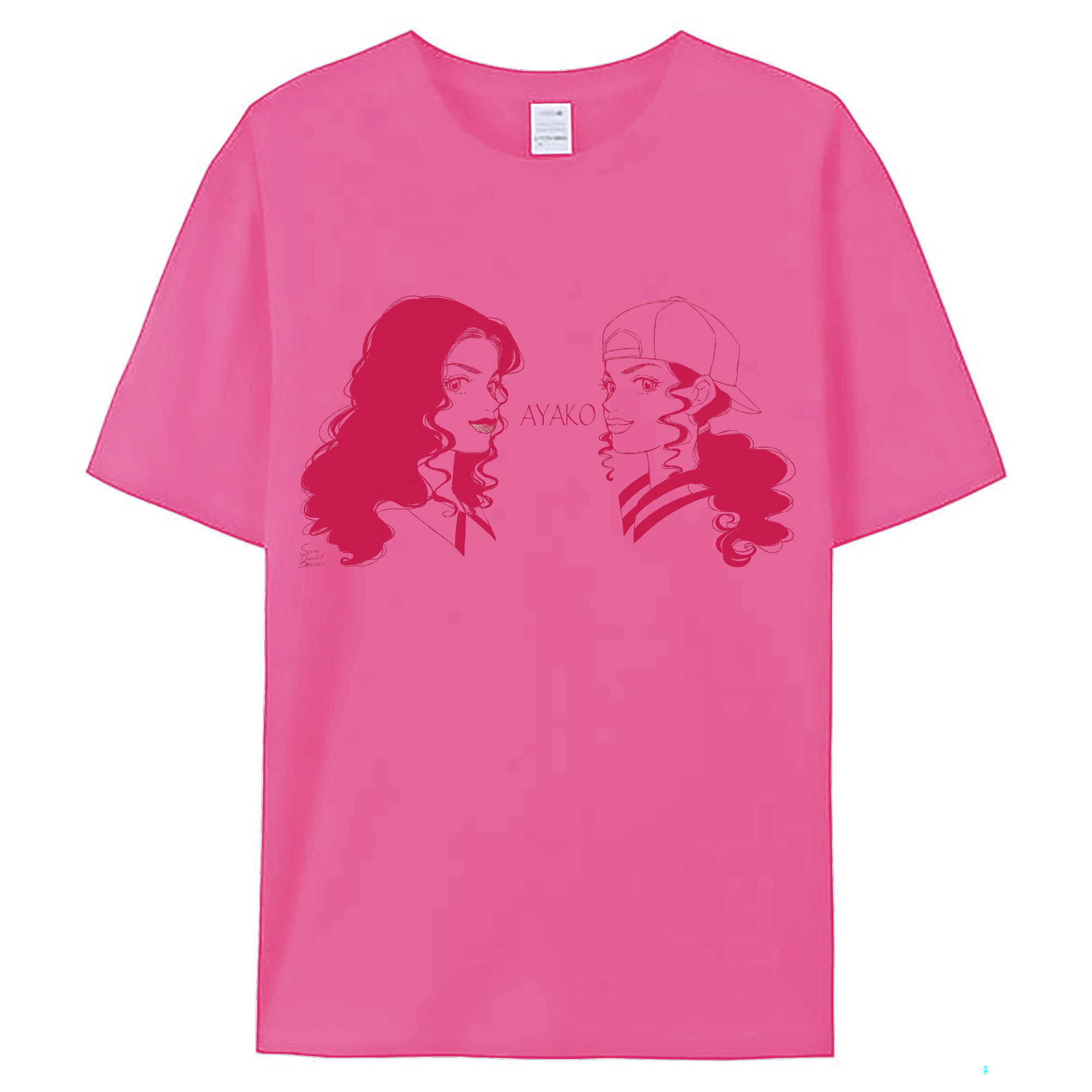 （画像用） SLAM DUNK／スラムダンク レディースカジュアルプリントTシャツ（綿100％）